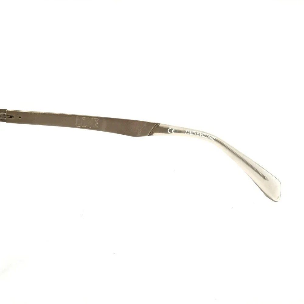 Zadig & Voltaire Eyeglasses Frames VZV086 COL.0722 Tortoise Gold Round 51-19-140